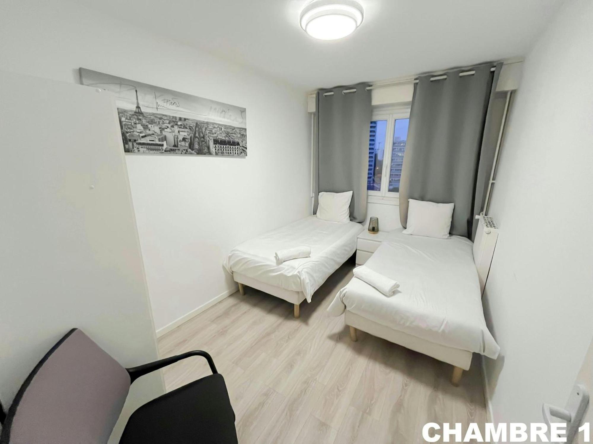 5 Chambres 3 Sdb Parking Gratuit - Ideal Groupe Créteil Kültér fotó